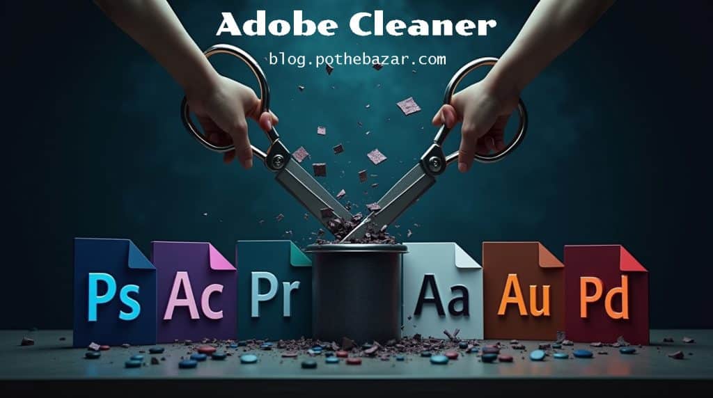 Adobe Creative Cloud Cleaner Tool 2025 user interface for removing corrupt Adobe installations